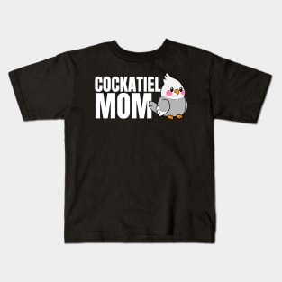 Birds Cockatiel Mom Mothers day Gift Kids T-Shirt